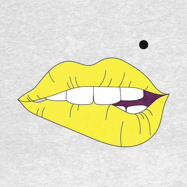 Ga Lips Yellow kiss by OH Lucky